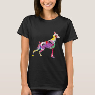 Doberman Flower Doberman Doberman Funny Dobermans T Shirt