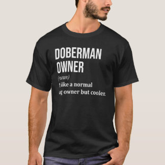Doberman För Kvinnor Män Doberman Pinscher Hundäga T Shirt