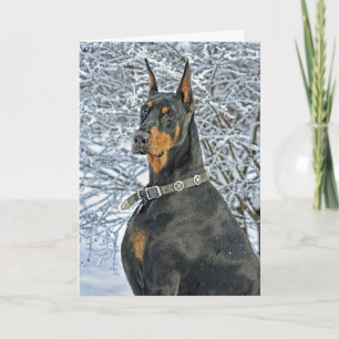 Doberman Fosty Day-Helgdag kort