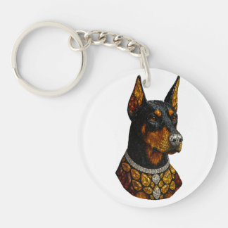 Doberman Gemstone Mosaik Lyx