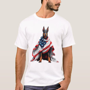 Doberman Guard Nation T Shirt