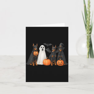 Doberman Halloween-kostym Kul Doberman Halloween Kort