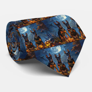 Doberman Halloween Spooky Slips