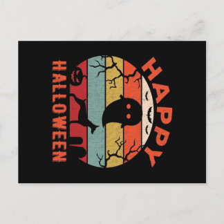 Doberman Hund Glad Halloween Otygst Geist Helg Vykort