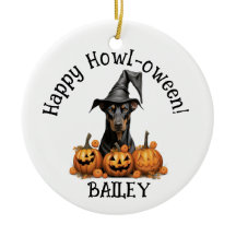 Doberman Hund Halloween