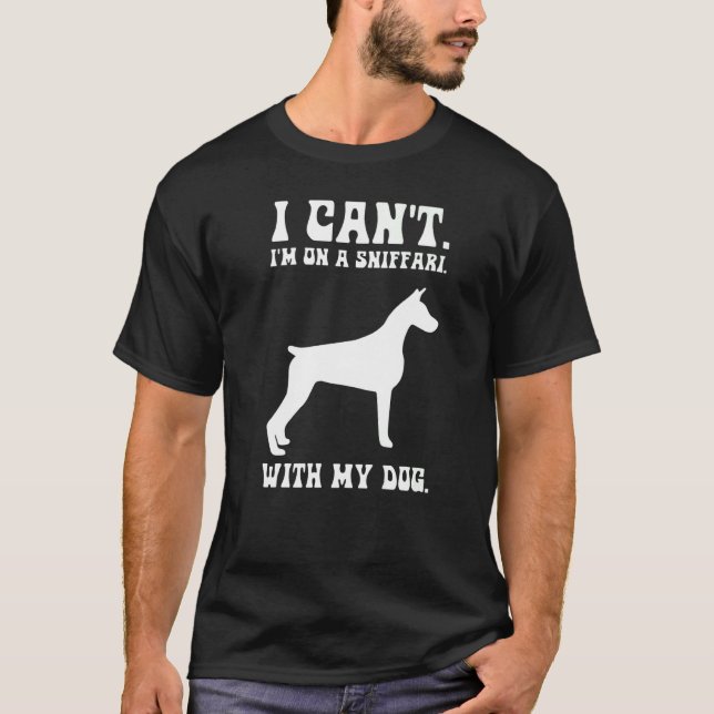 Doberman Hundägare för sällskapsdjur Hund T Shirt (Framsida)