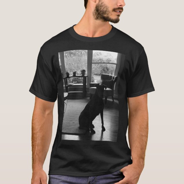 Doberman i Silhouette T Shirt (Framsida)