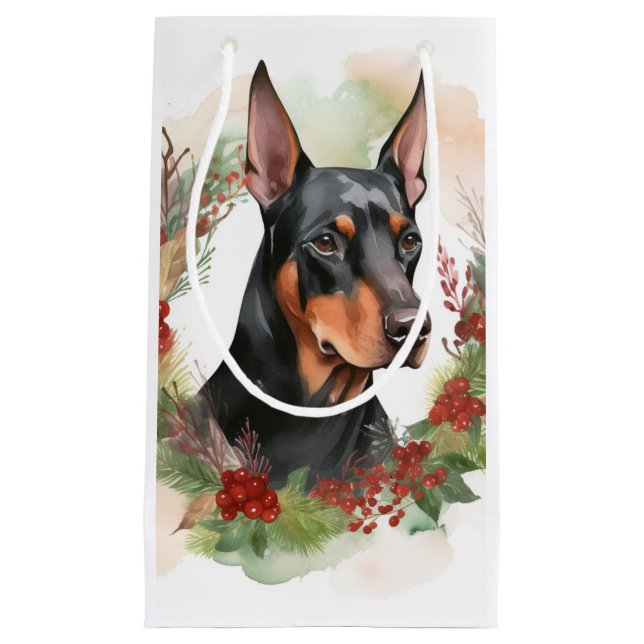 Doberman jul, andningsfag Valp (Framsidan)