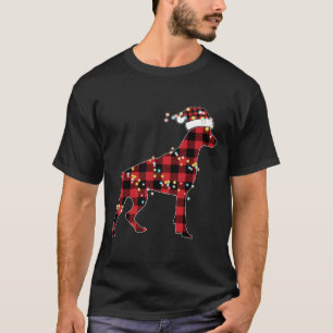 Doberman jul Red Play Buffalo Pajamas Julafton T Shirt
