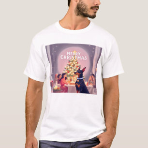 Doberman jul t shirt