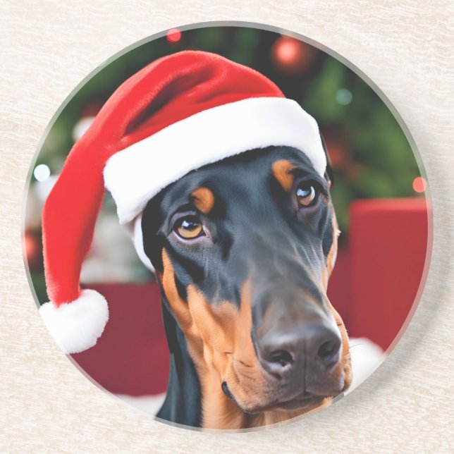 Doberman jul underlägg (Framsidan)
