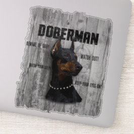 Doberman Klistermärken