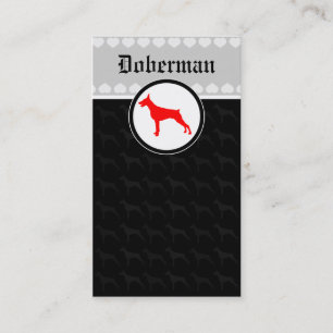 Doberman-kort Visitkort