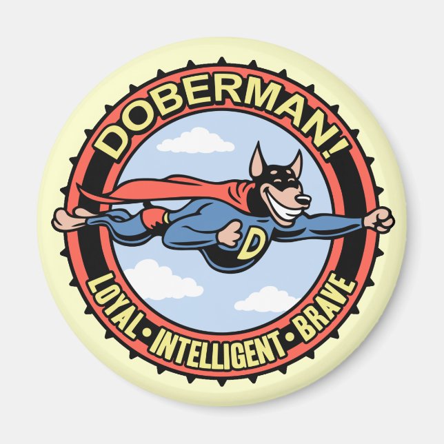 Doberman! Magnet (Framsidan)