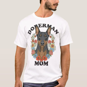 Doberman Mamma Alltid T Shirt