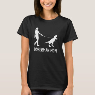 Doberman Mamma Dobe Dobie Doberman Pinscher Hund D T Shirt