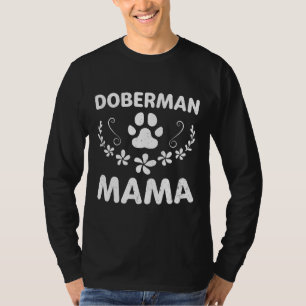 Doberman Mamma Doberman Älskare Owner Dobie Hund M T Shirt