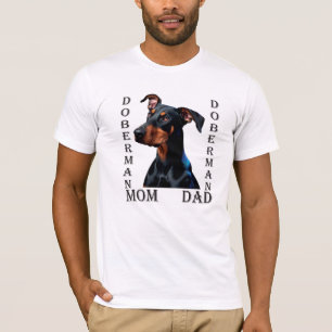 Doberman Mamma Pappa T Shirt