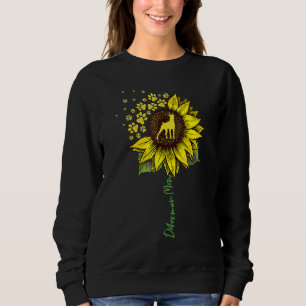 Doberman Mamma Sunblomma Doberman Pinscher Hund Mo T Shirt