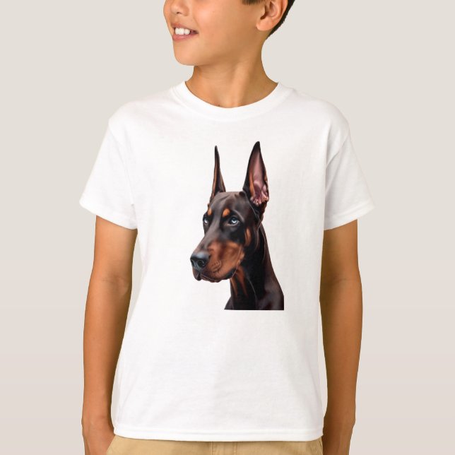 Doberman Mamma T Shirt (Framsida)