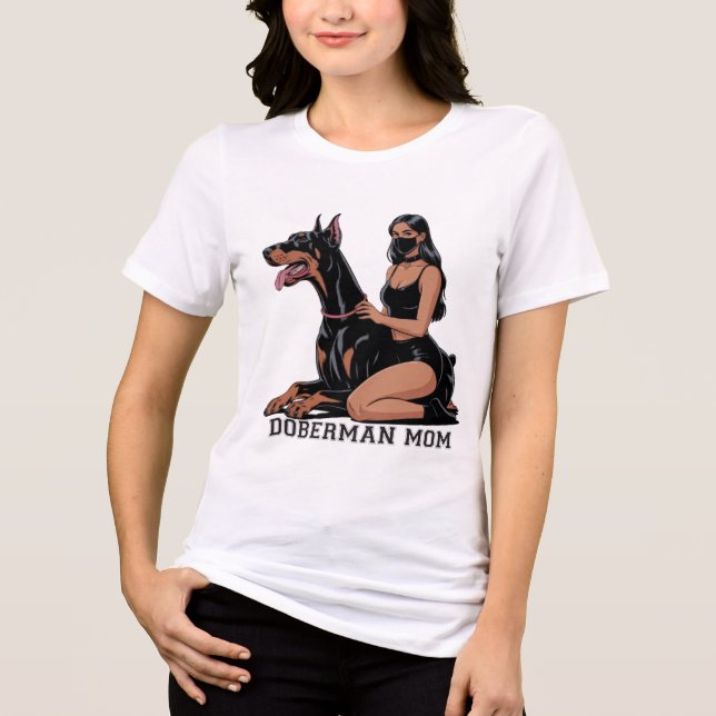 Doberman MAMMA T Shirt (Framsida)