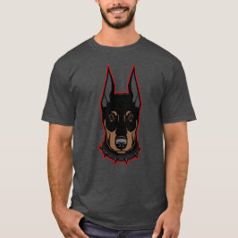 Doberman Mascot Manar fortfarande Tee