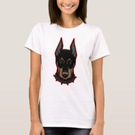 Doberman Mascot Unisex Tee