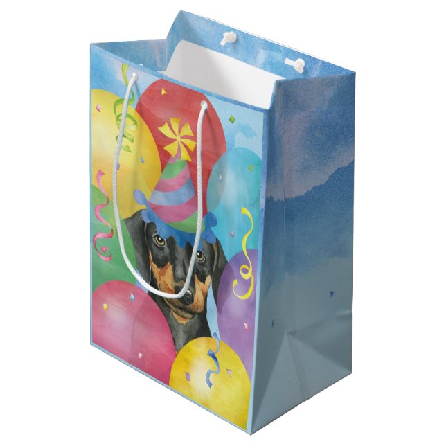 Doberman Medium Gift Bag (Framsidan Vinklad)