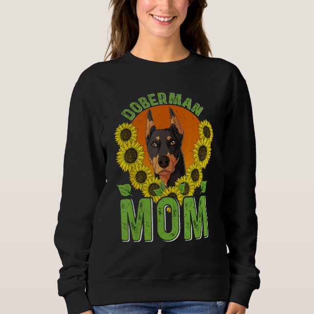 Doberman Mom Dog   Dog Mom Dog Owner Doberman   T Shirt (Framsida)