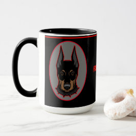 Doberman Namn Coffee Gift Coffee Mugg