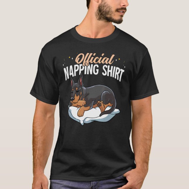 Doberman Officiell tupplur T Shirt (Framsida)
