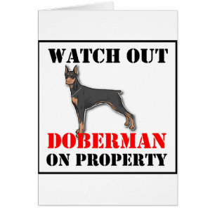 doberman-on egendom.png hälsningskort