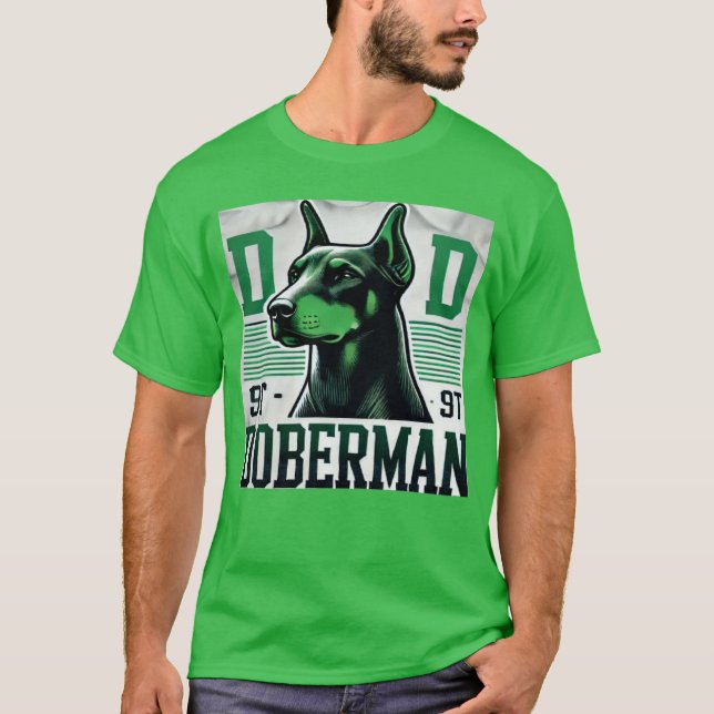 Doberman Pappa 9 T T Shirt (Framsida)