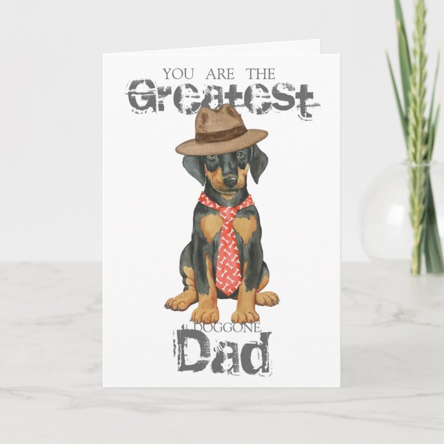 Doberman Pappa Kort (Framsida)