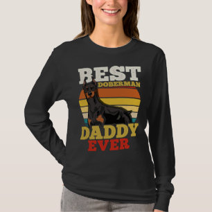Doberman Pappa Retro T Shirt