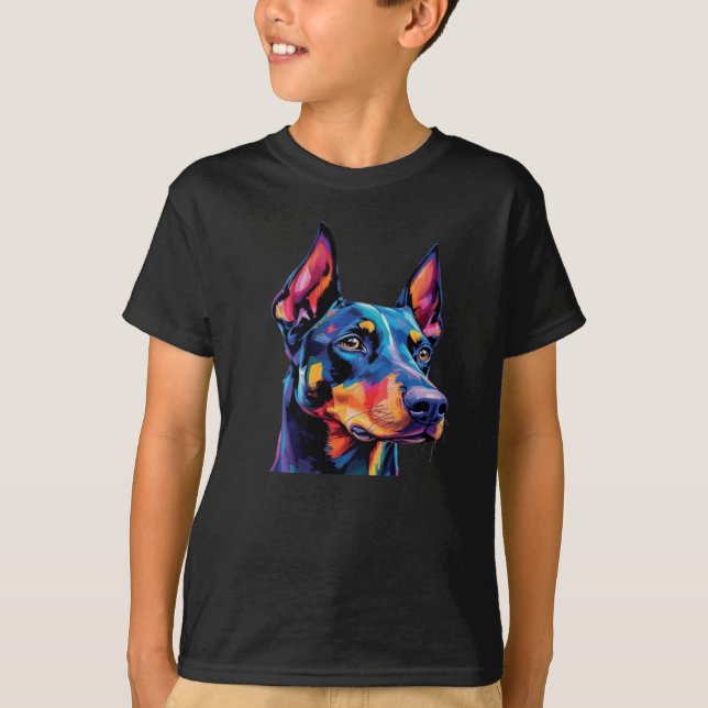 Doberman Pappa T Shirt (Framsida)