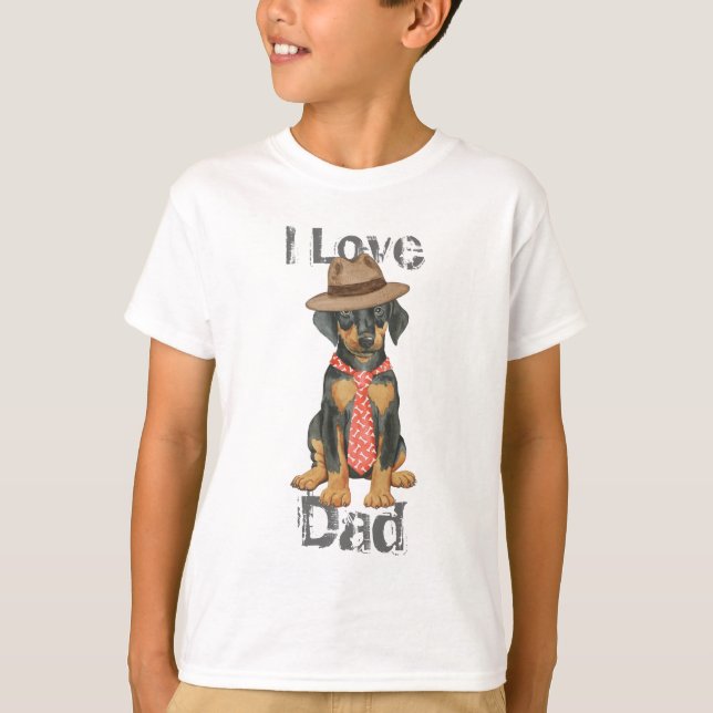 Doberman Pappa Tee (Framsida)