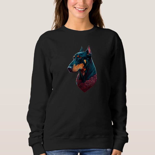 Doberman Pincher Design Doberman Valentines Day_3 T Shirt (Framsida)