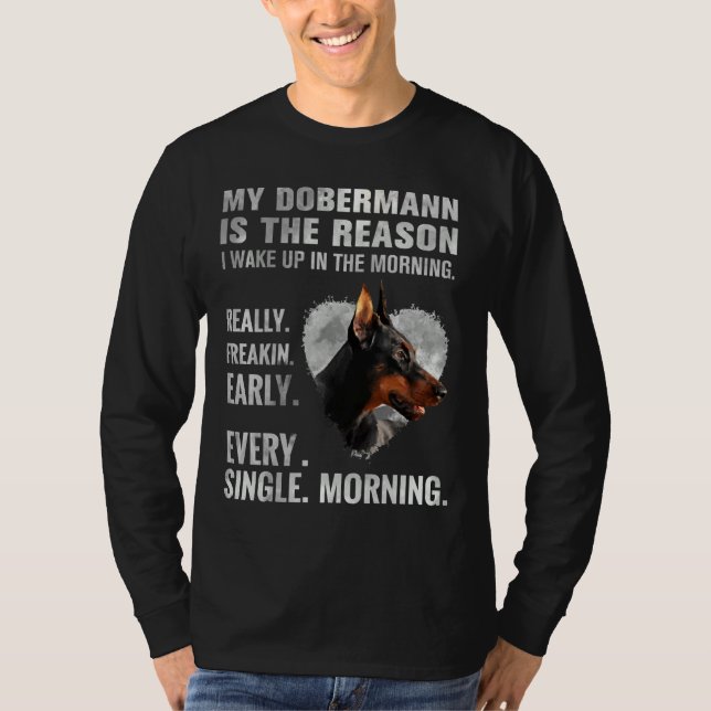 Doberman Pinscher  570 T Shirt (Framsida)