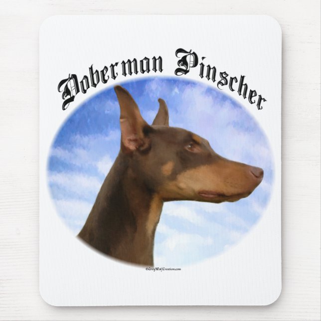Doberman Pinscher Clouds Musmatta (Framsidan)