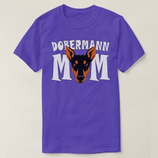 Doberman Pinscher Dobermann Mamma Cute Hund D T Shirt (Design framsida)