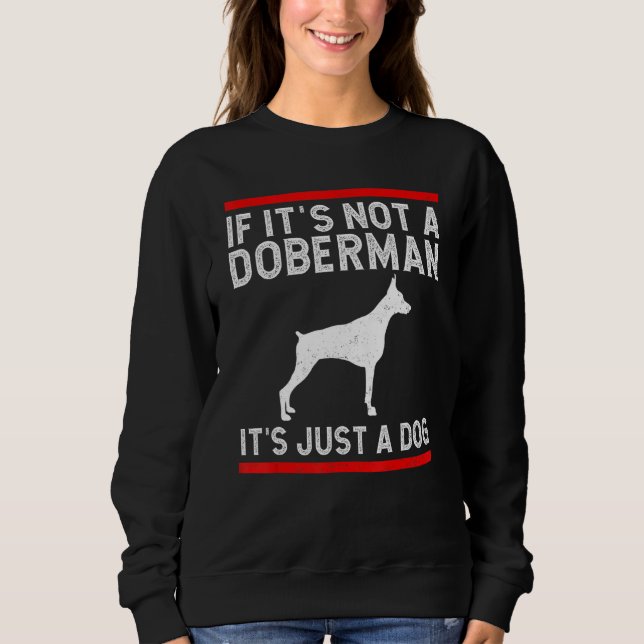 Doberman Pinscher Dog Dobie T Shirt (Framsida)