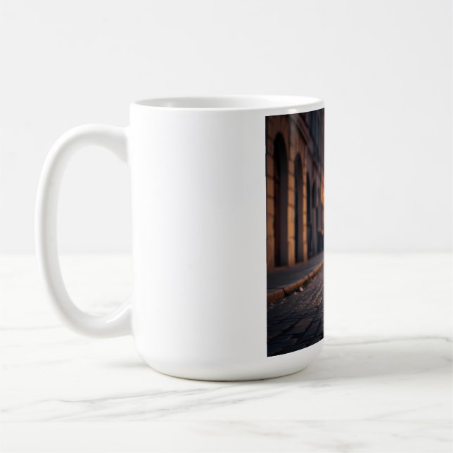 Doberman Pinscher Elegant Coffee Mugg (Vänster)