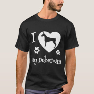Doberman Pinscher för Doberman Pinscher Hund T Shirt