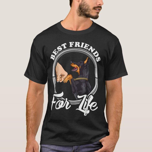 Doberman Pinscher Funny Doberman Älskare 674 T Shirt (Framsida)