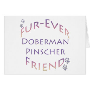 Doberman Pinscher Furever Hälsningskort