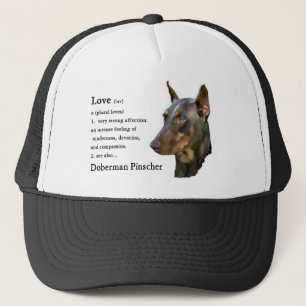 Doberman Pinscher Gifts Truckerkeps