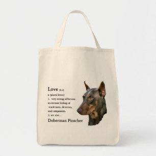Doberman Pinscher Gifts Tygkasse
