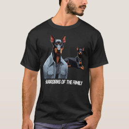 Doberman Pinscher Guardians of Family T Shirt