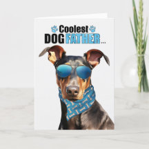 Doberman Pinscher Hund Coolest Pappa Fars dag